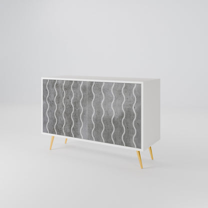WAVES OF CONCRETE 2-Door Sideboard