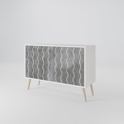 WAVES OF CONCRETE 2-Door Sideboard