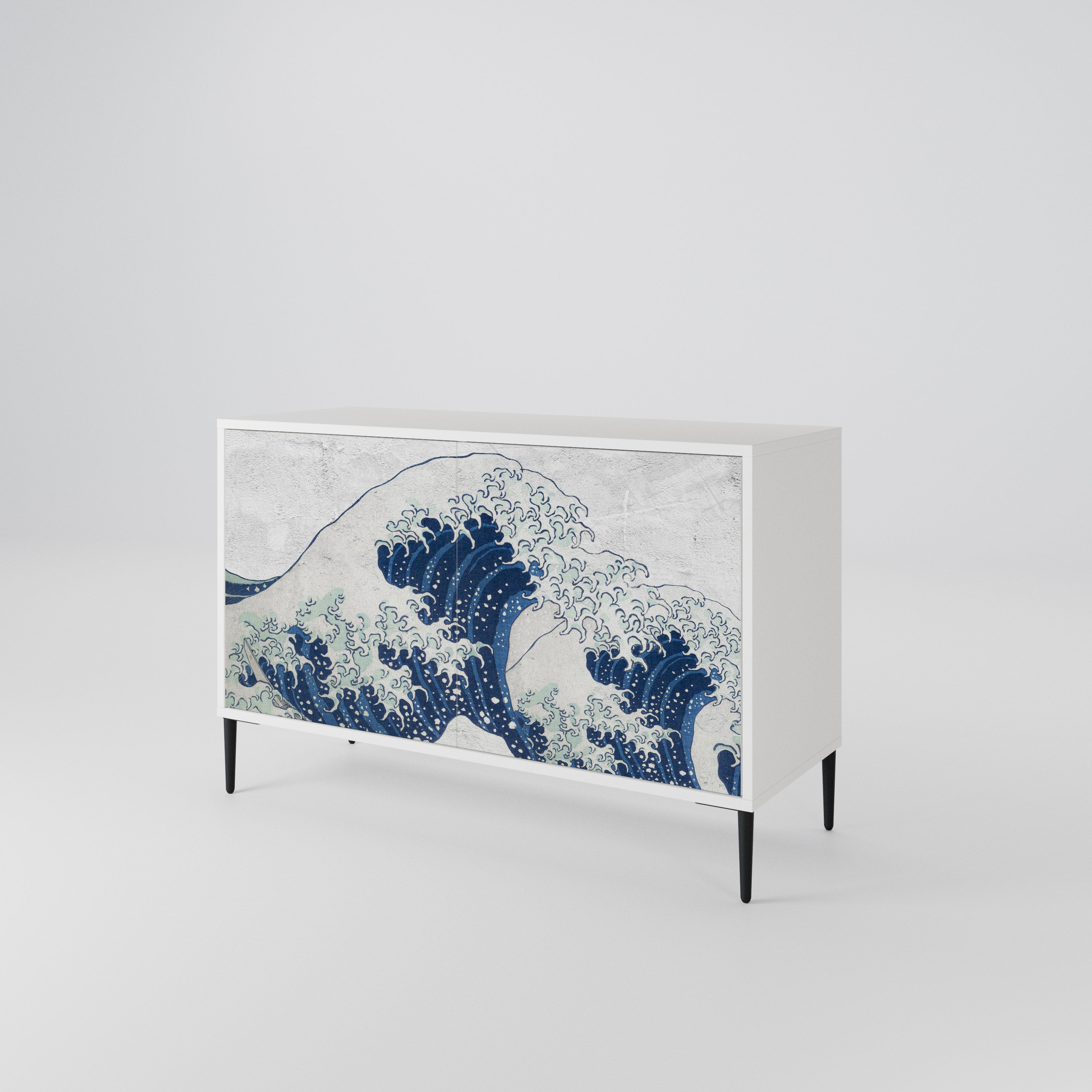 THE GREAT WAVE AT KANAGAWA 2-Door Sideboard