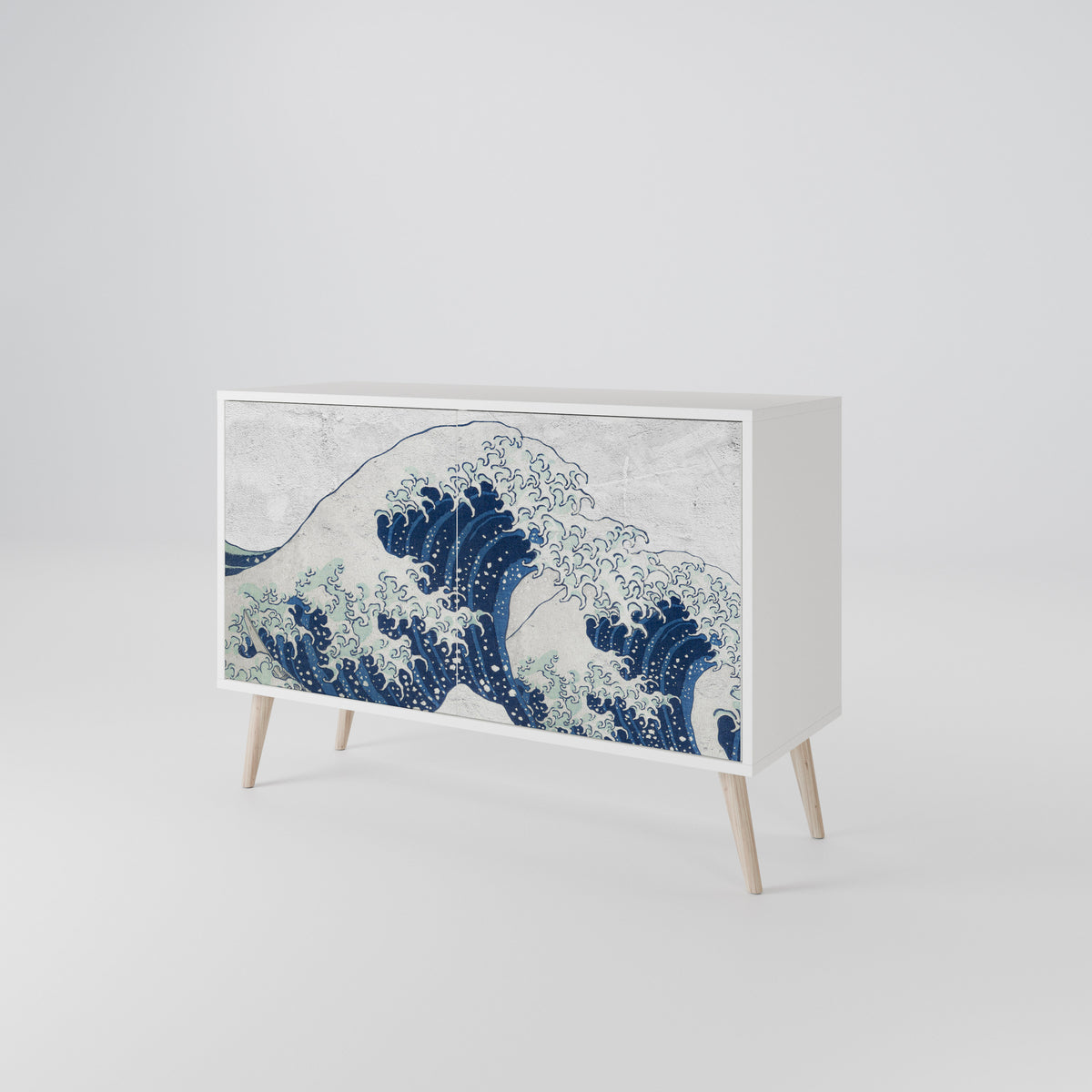 THE GREAT WAVE AT KANAGAWA 2-Door Sideboard