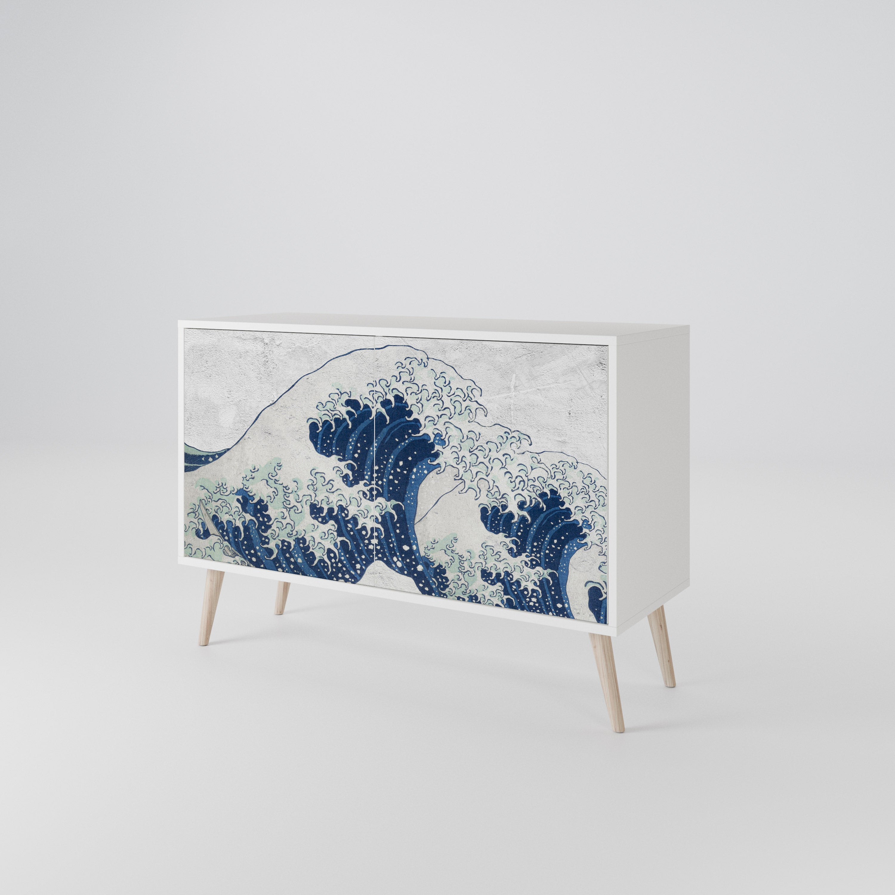 THE GREAT WAVE AT KANAGAWA 2-Door Sideboard