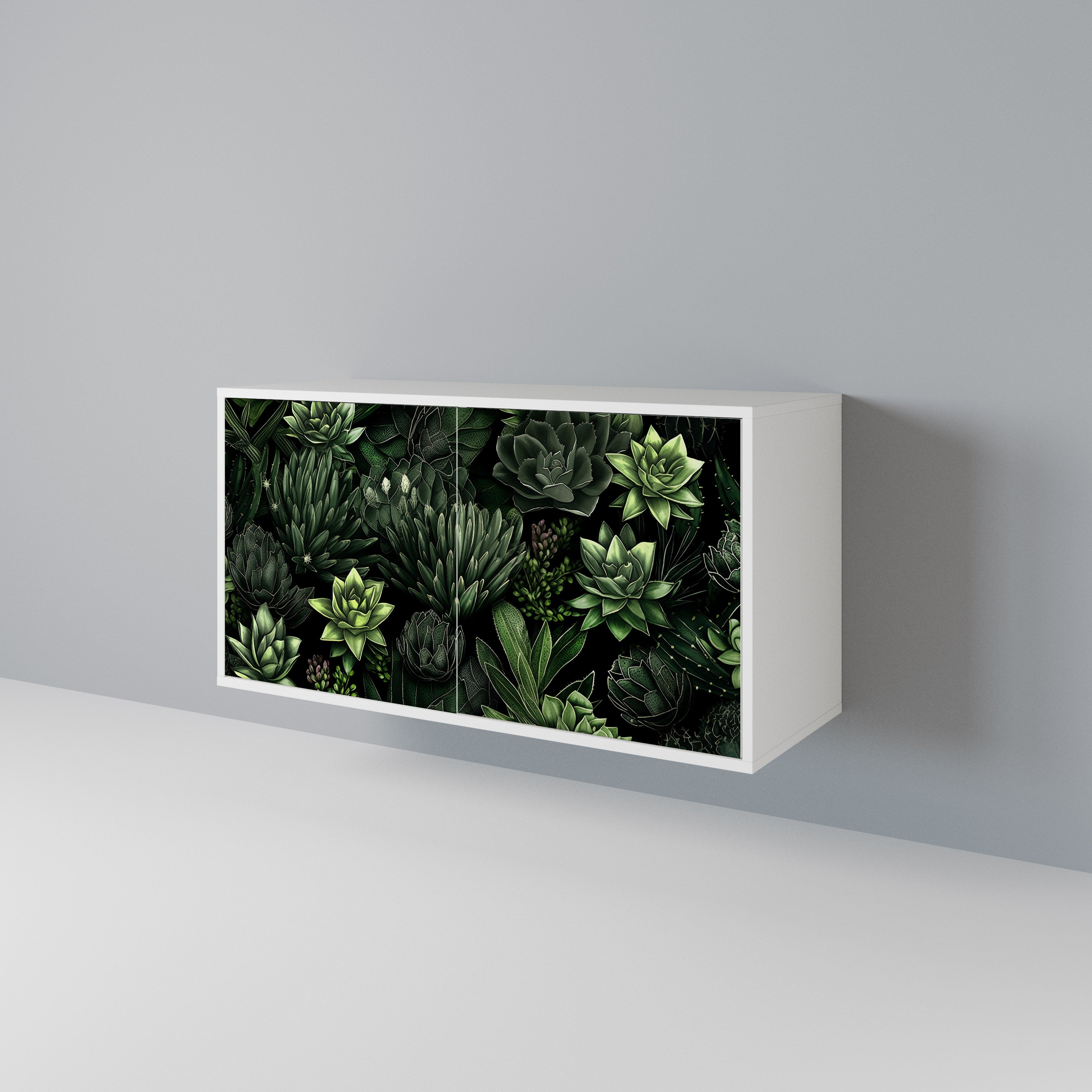 SUCCULENT JUNGLE 2-Door Sideboard