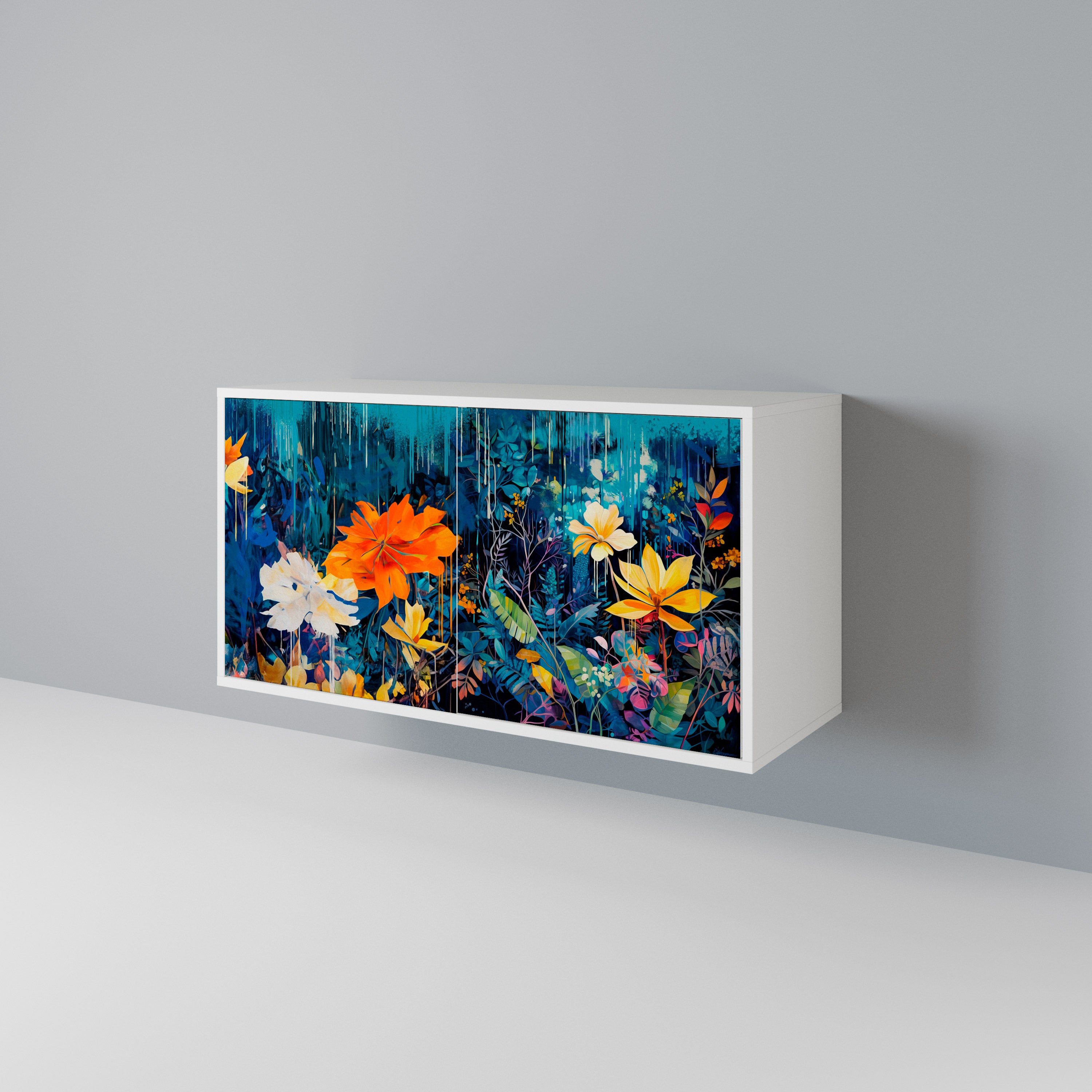 MIDNIGHT BLOSSOM 2-Door Sideboard