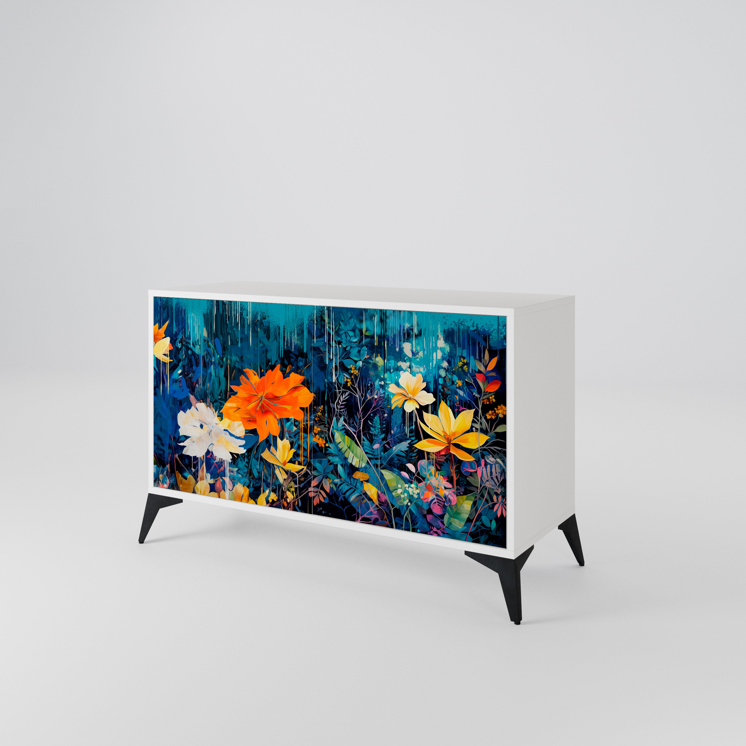 MIDNIGHT BLOSSOM 2-Door Sideboard