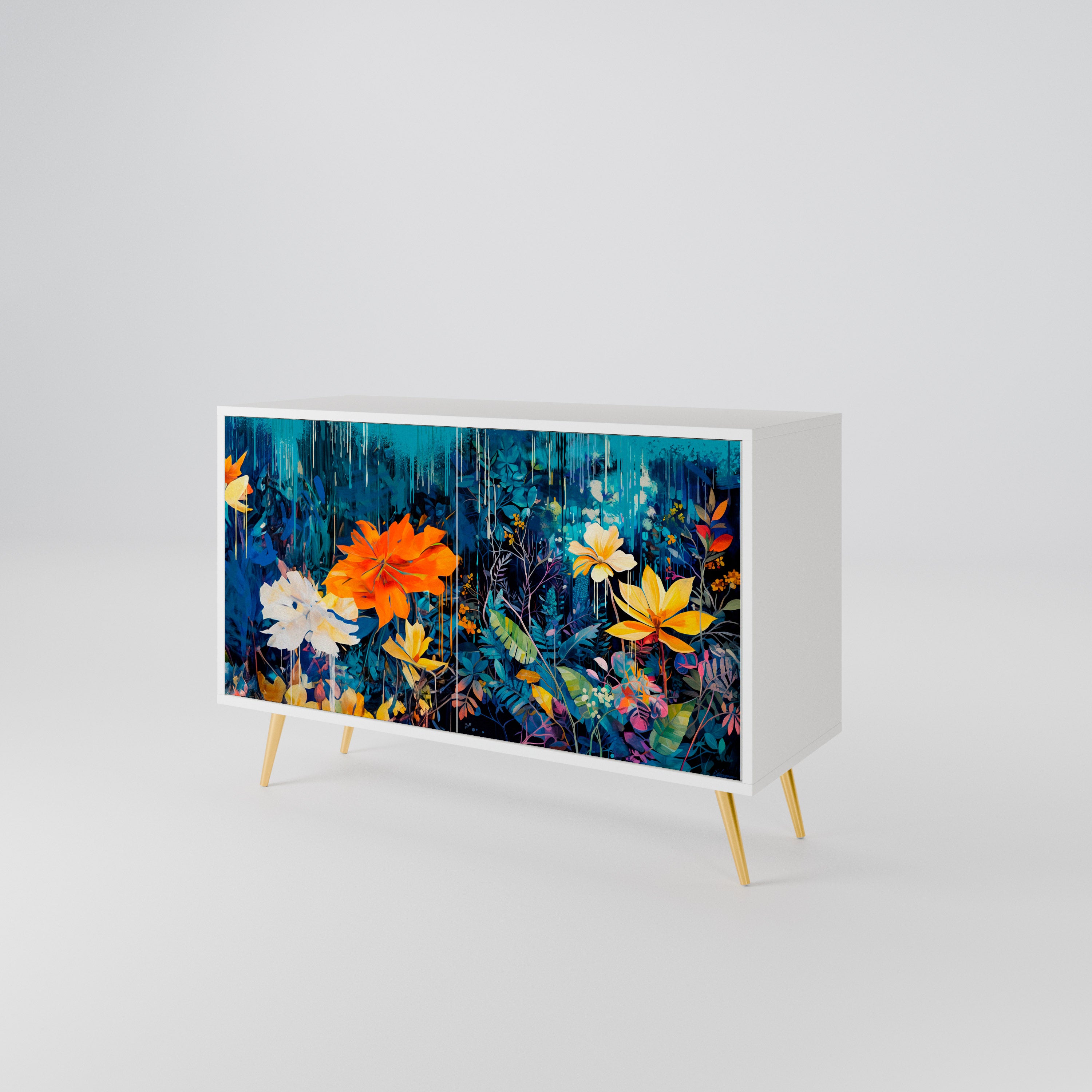 MIDNIGHT BLOSSOM 2-Door Sideboard