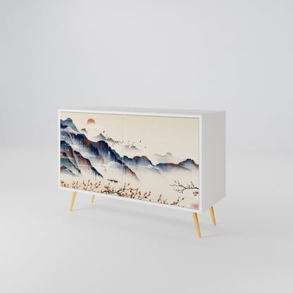 JAPANESE LANDSCAPE 2-Door Sideboard