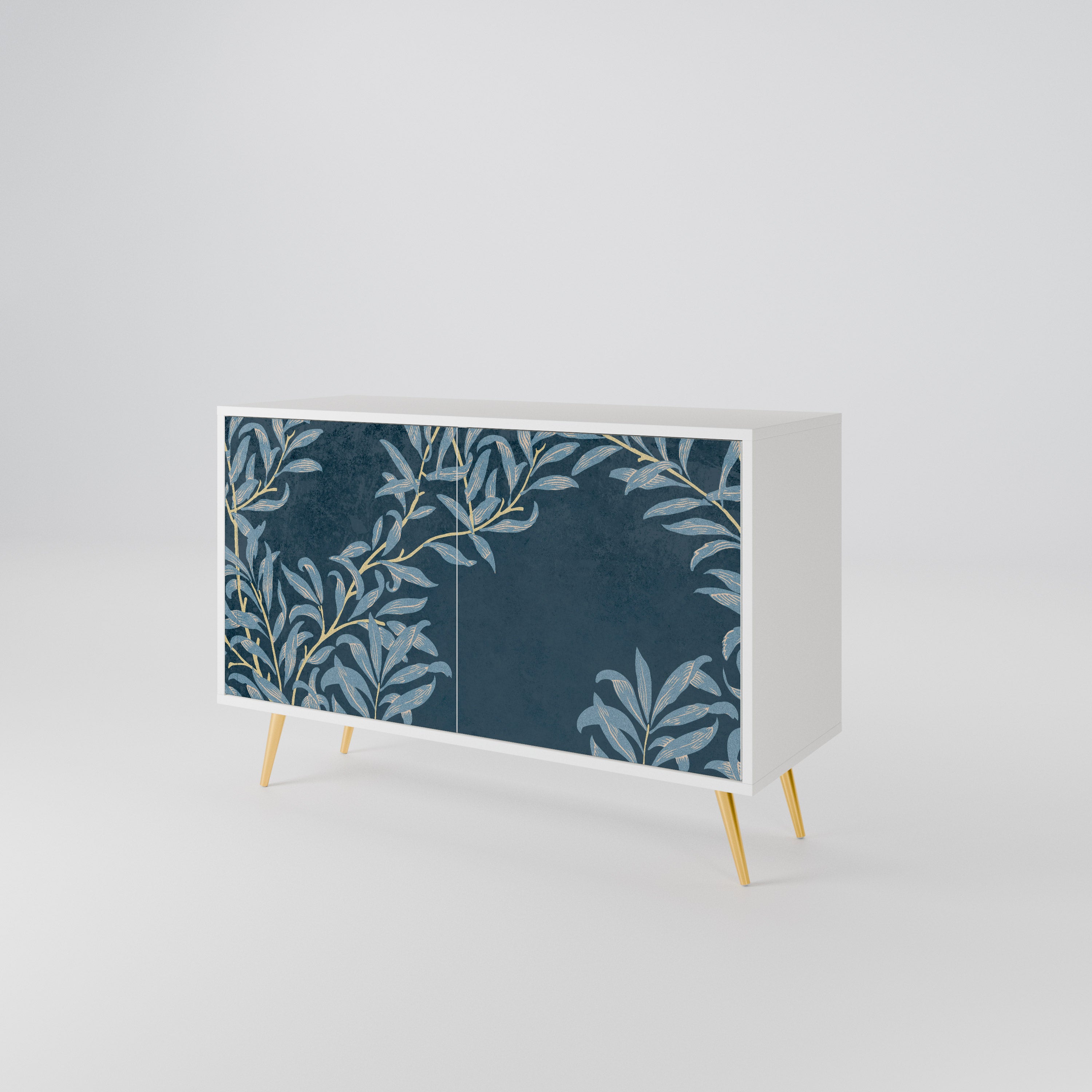BLUE LEAVES 2-Door Sideboard