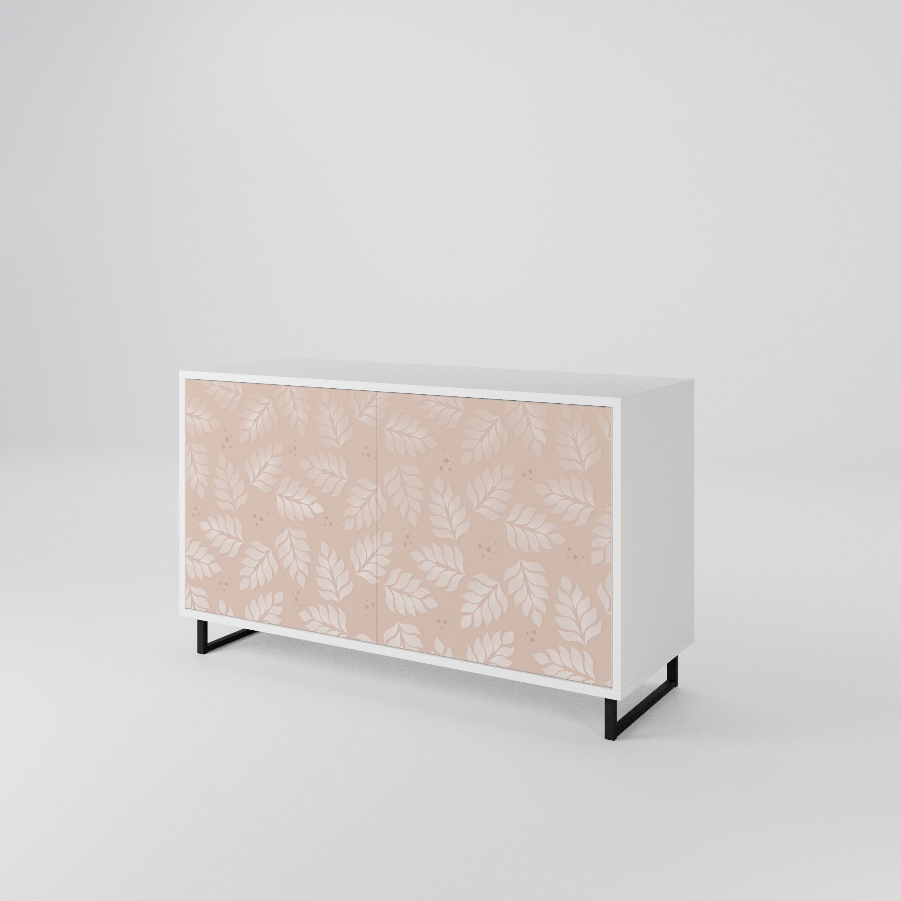 LEAVES ON BEIGE 2-Door Sideboard