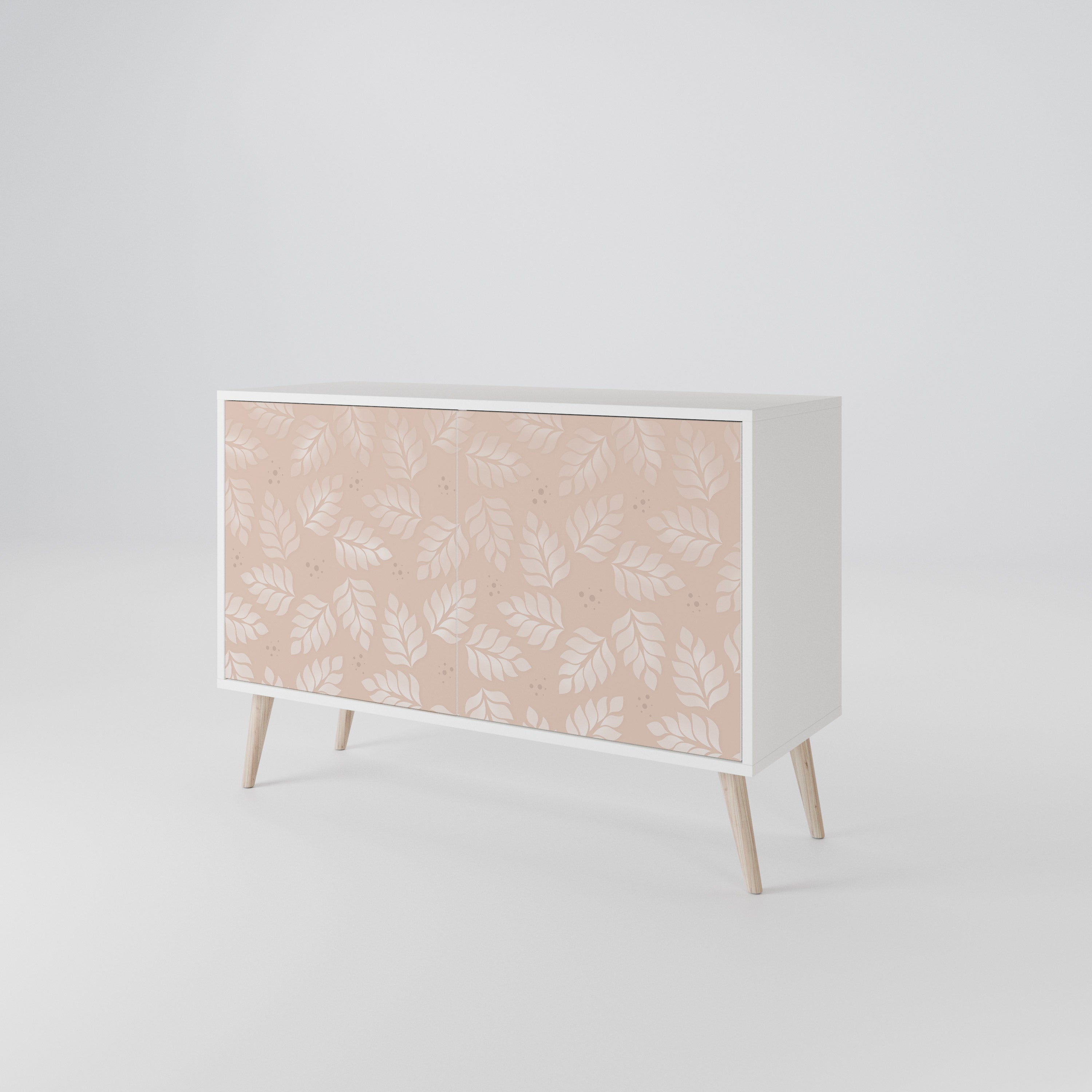 LEAVES ON BEIGE 2-Door Sideboard