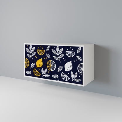 CITRUS BLACK AND WHITE 2-Door Sideboard