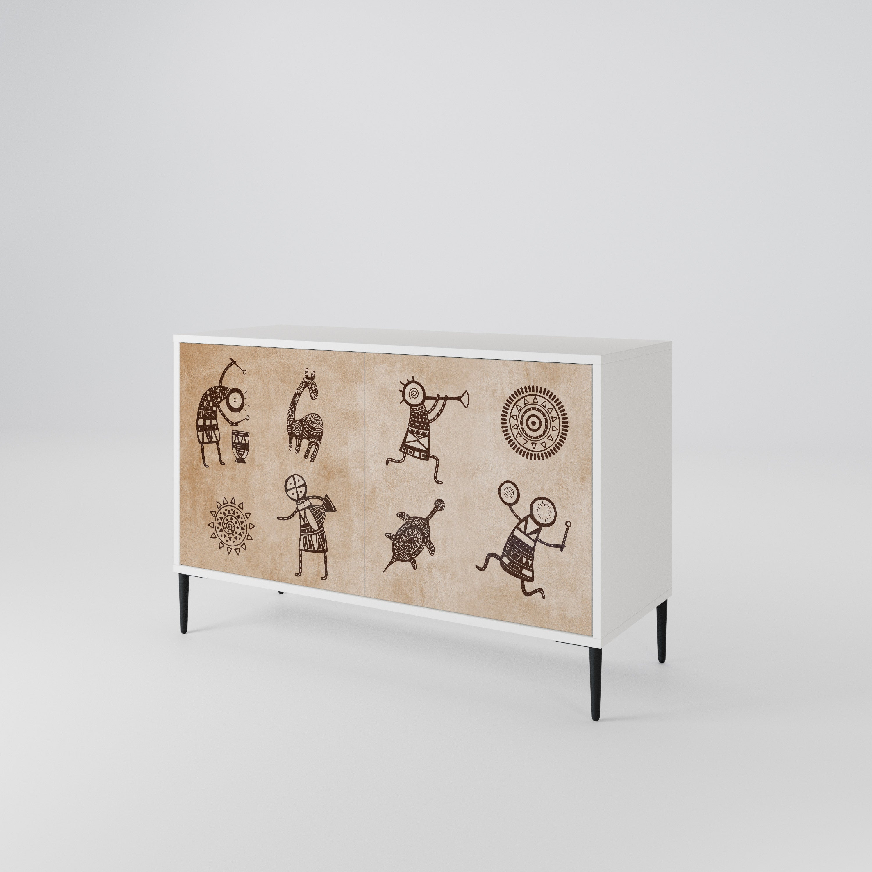 AFRICAN STYLE 2-Door Sideboard