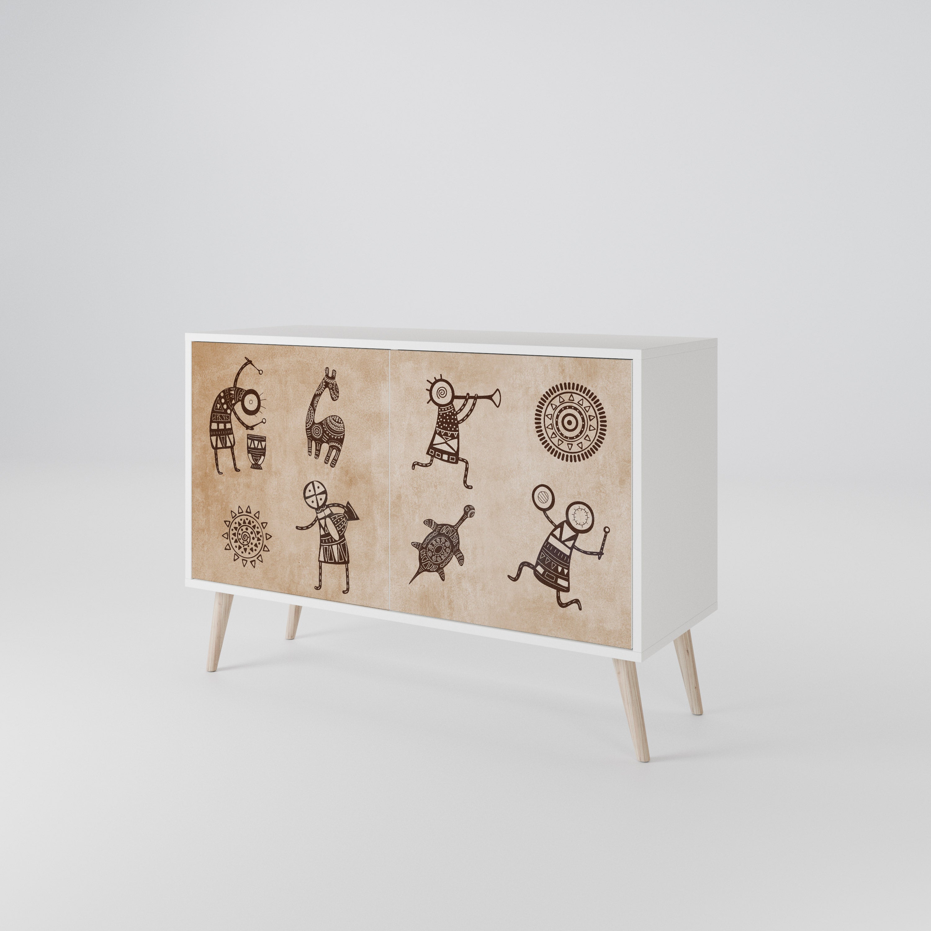 AFRICAN STYLE 2-Door Sideboard