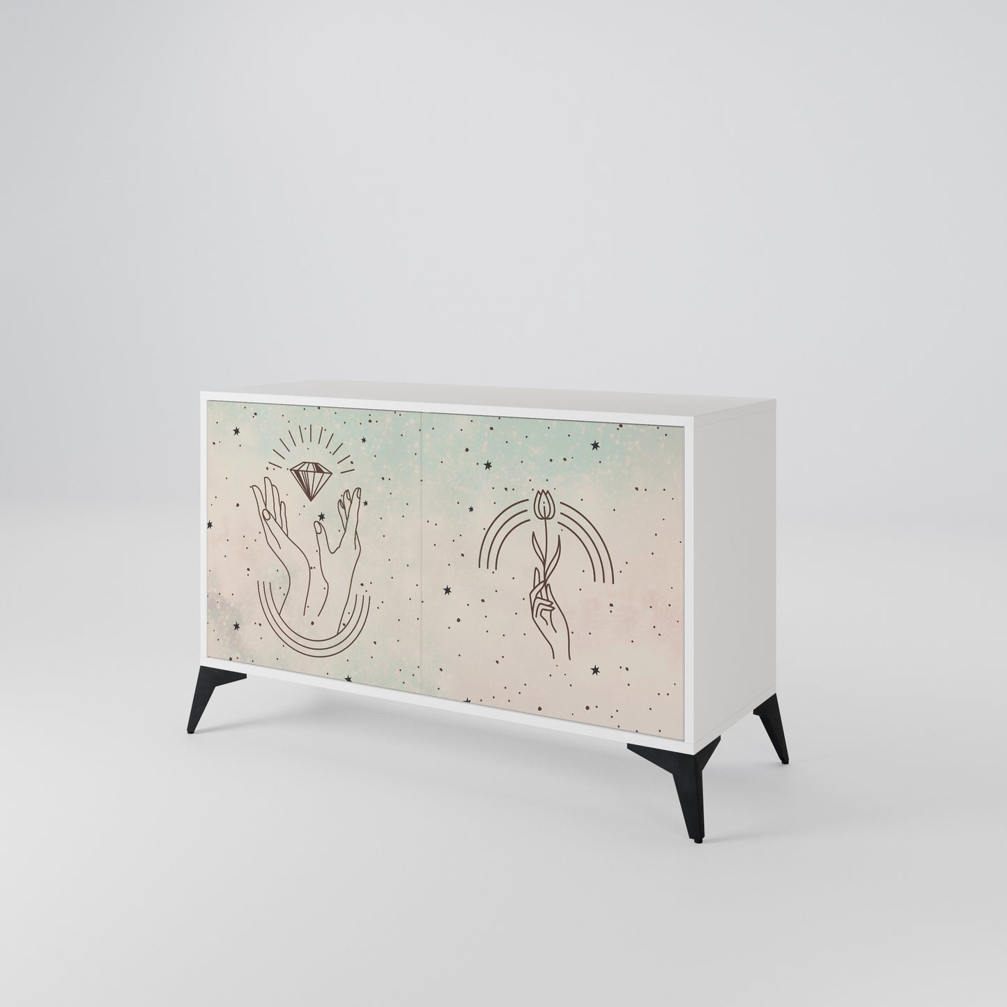 DELICATE BEAUTY 2-Door Sideboard