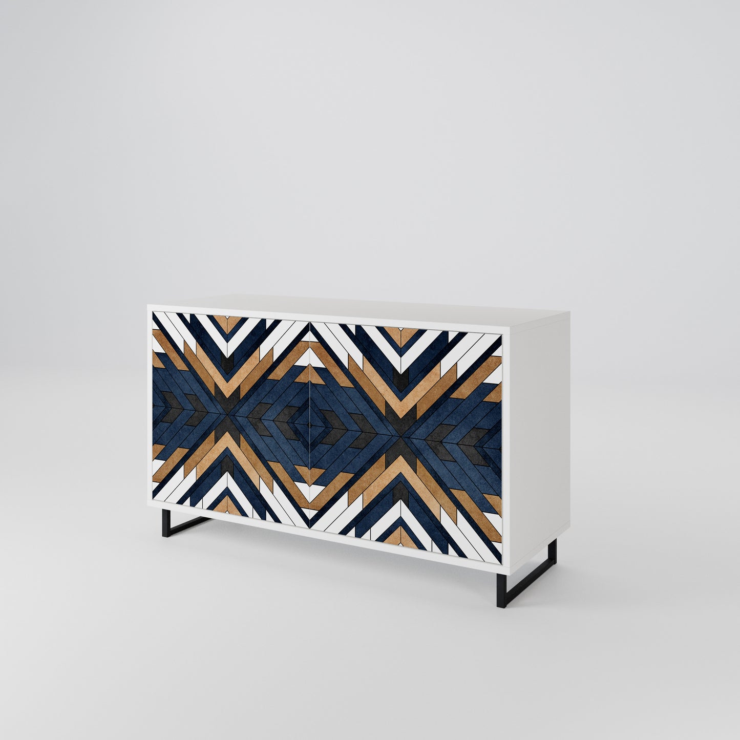 ARTFUL GEOMETRY 2-Door Sideboard