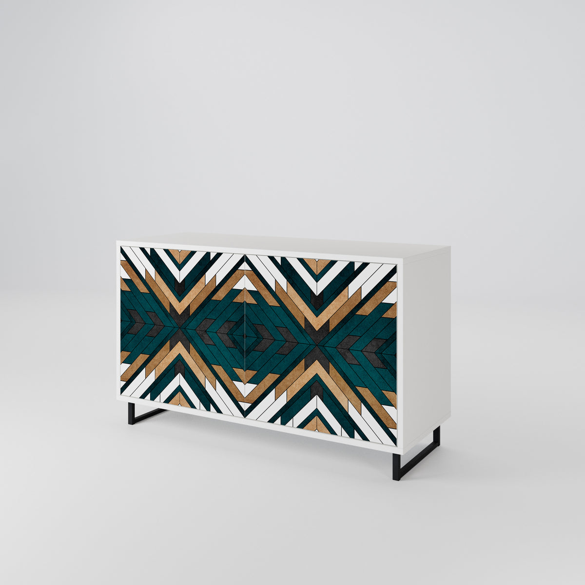 ARTISTIC GEOMETRY 2-Door Sideboard