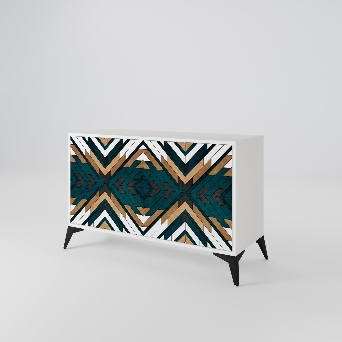 ARTISTIC GEOMETRY 2-Door Sideboard
