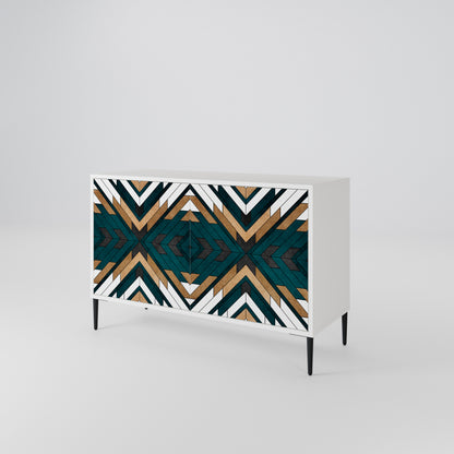 ARTISTIC GEOMETRY 2-Door Sideboard