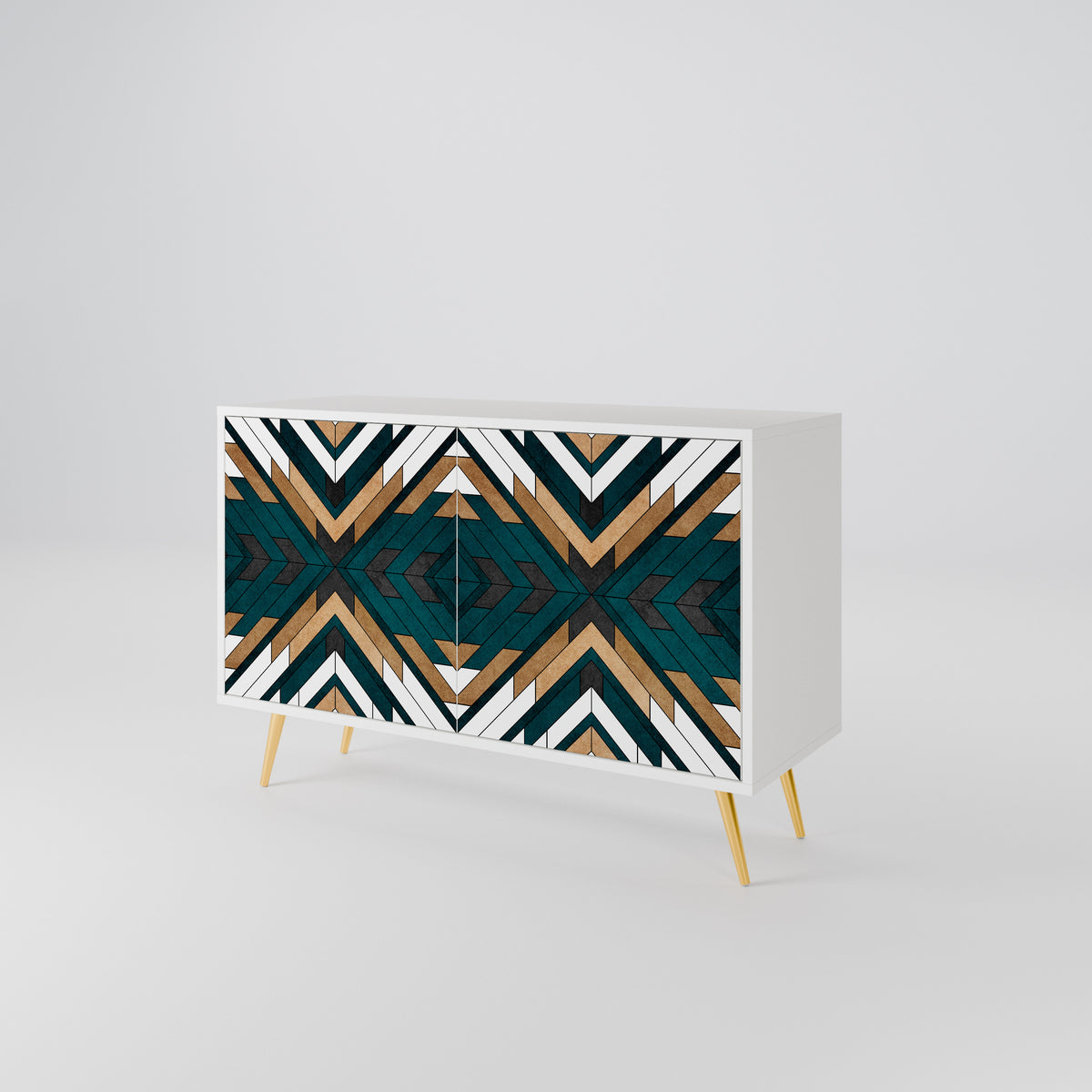 ARTISTIC GEOMETRY 2-Door Sideboard
