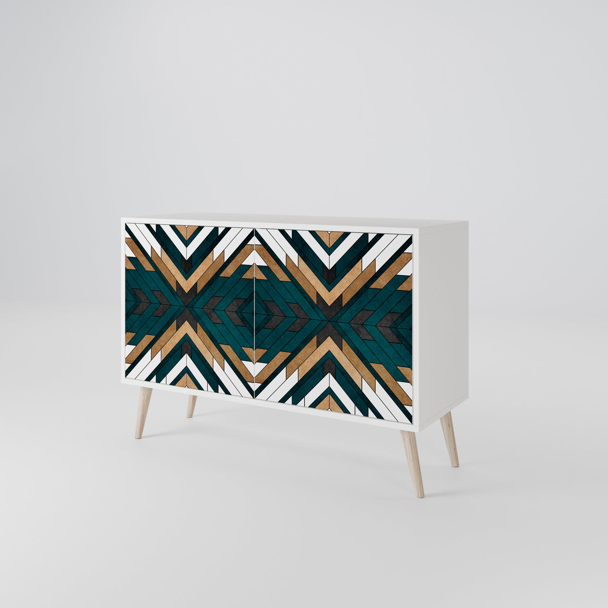 ARTISTIC GEOMETRY 2-Door Sideboard