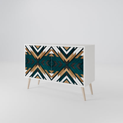 ARTISTIC GEOMETRY 2-Door Sideboard