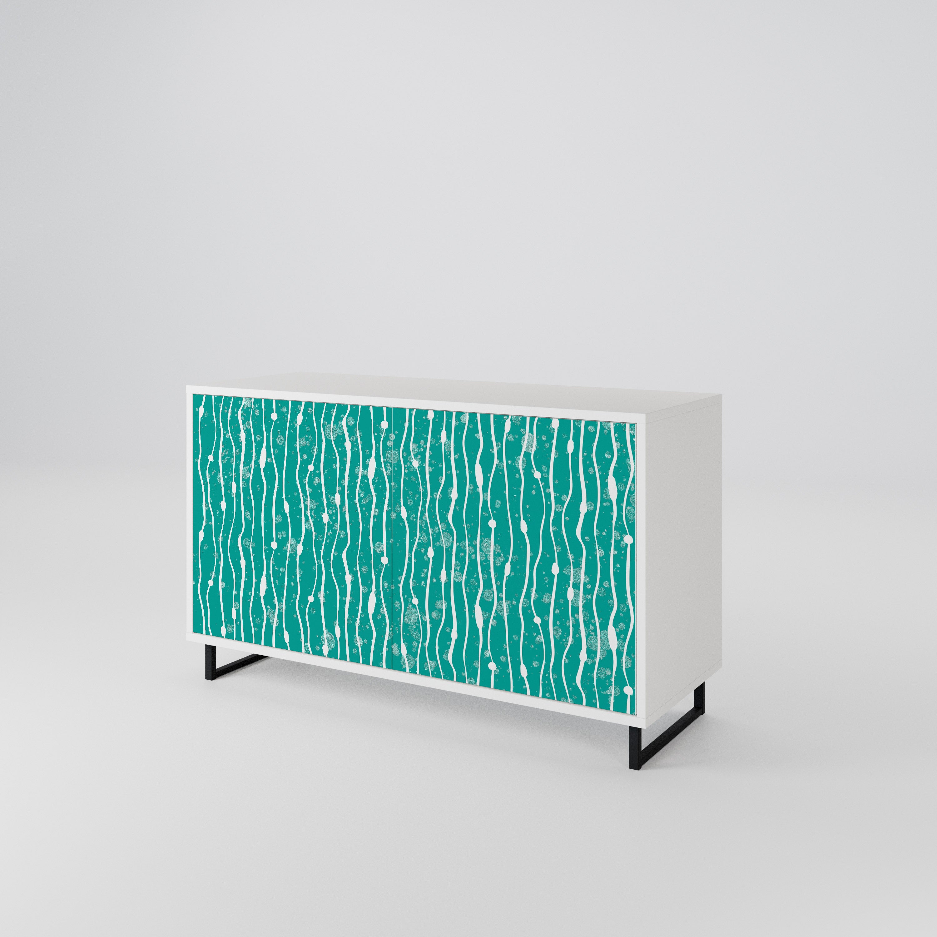 TURQUOISE RAIN 2-Door Sideboard