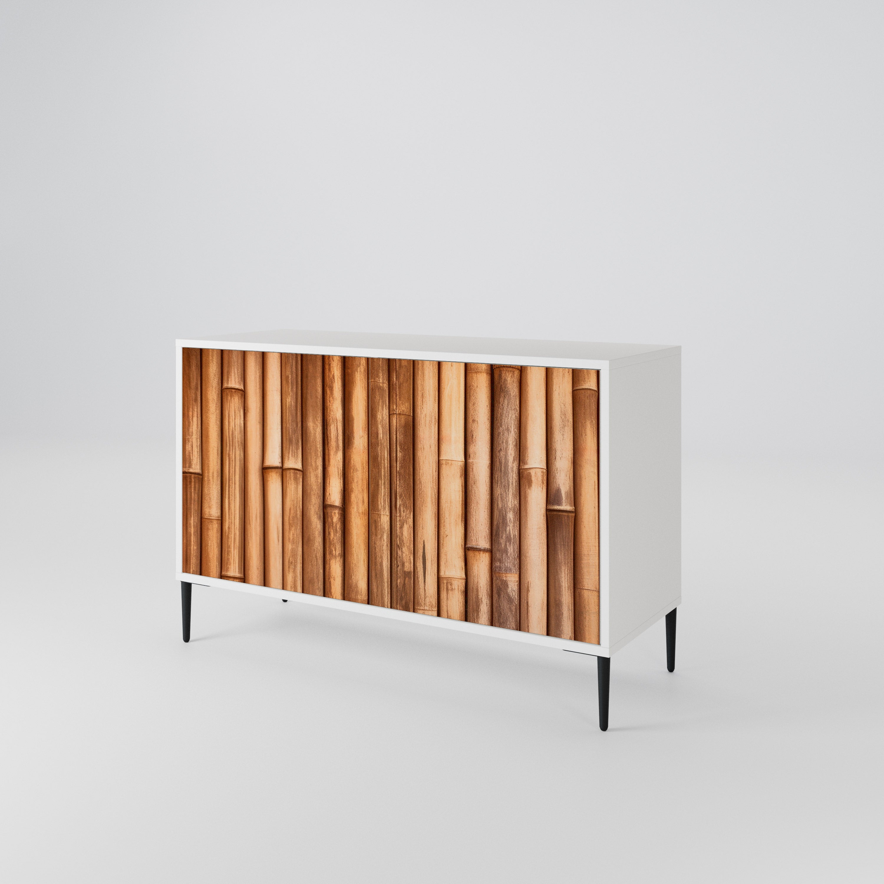 NATURAL WOOD 2-Door Sideboard