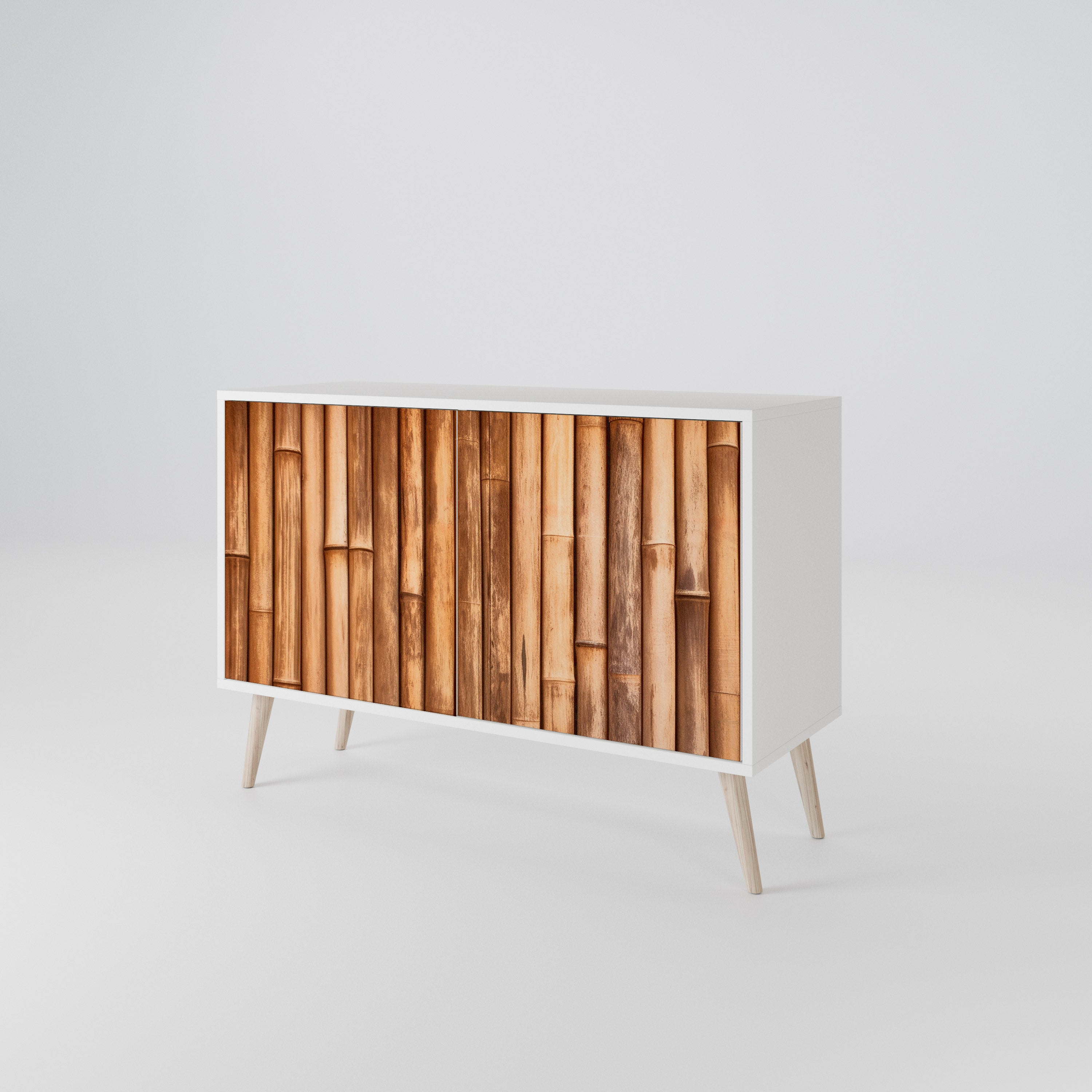 NATURAL WOOD 2-Door Sideboard