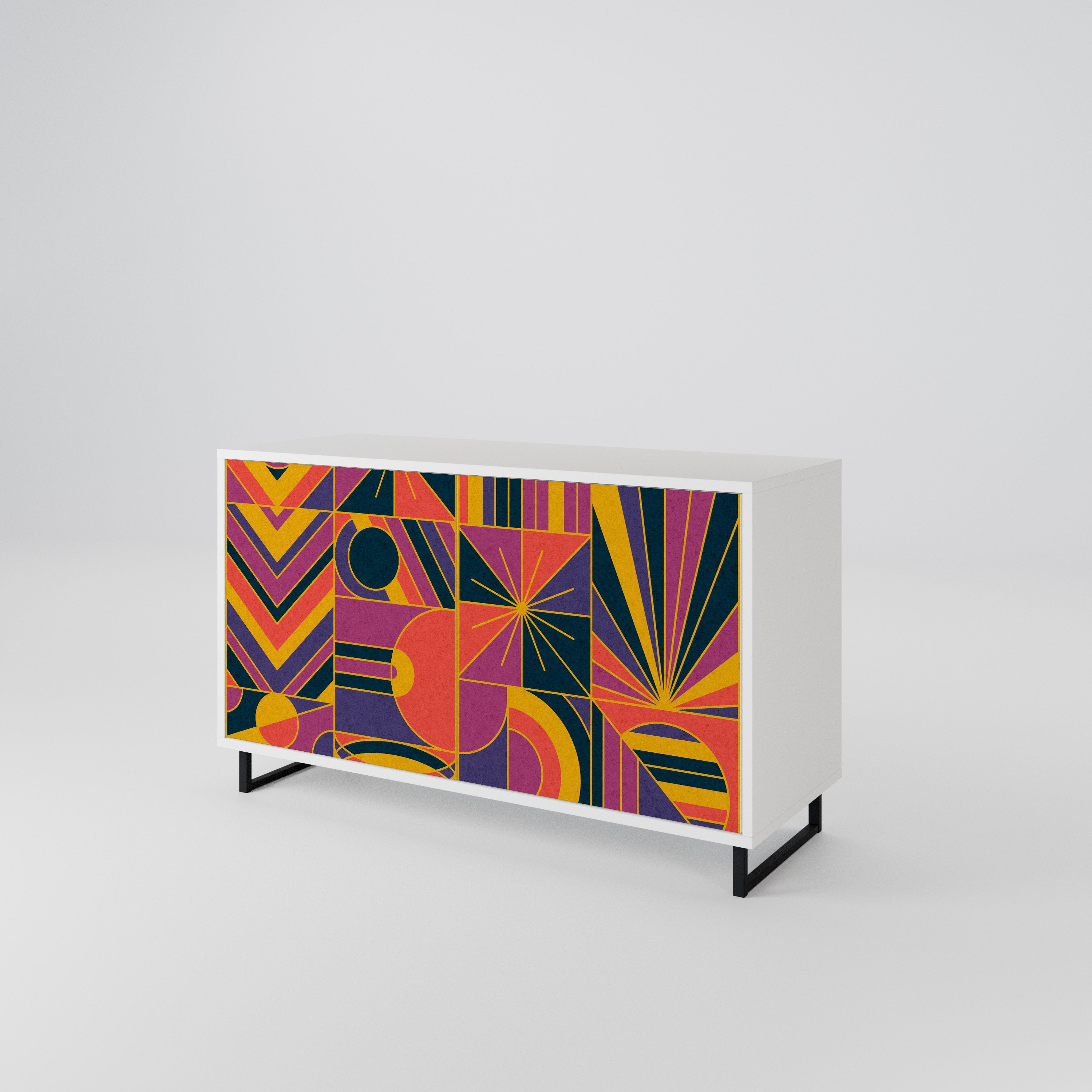 ELECTRIC PATTERNS 2-Door Sideboard