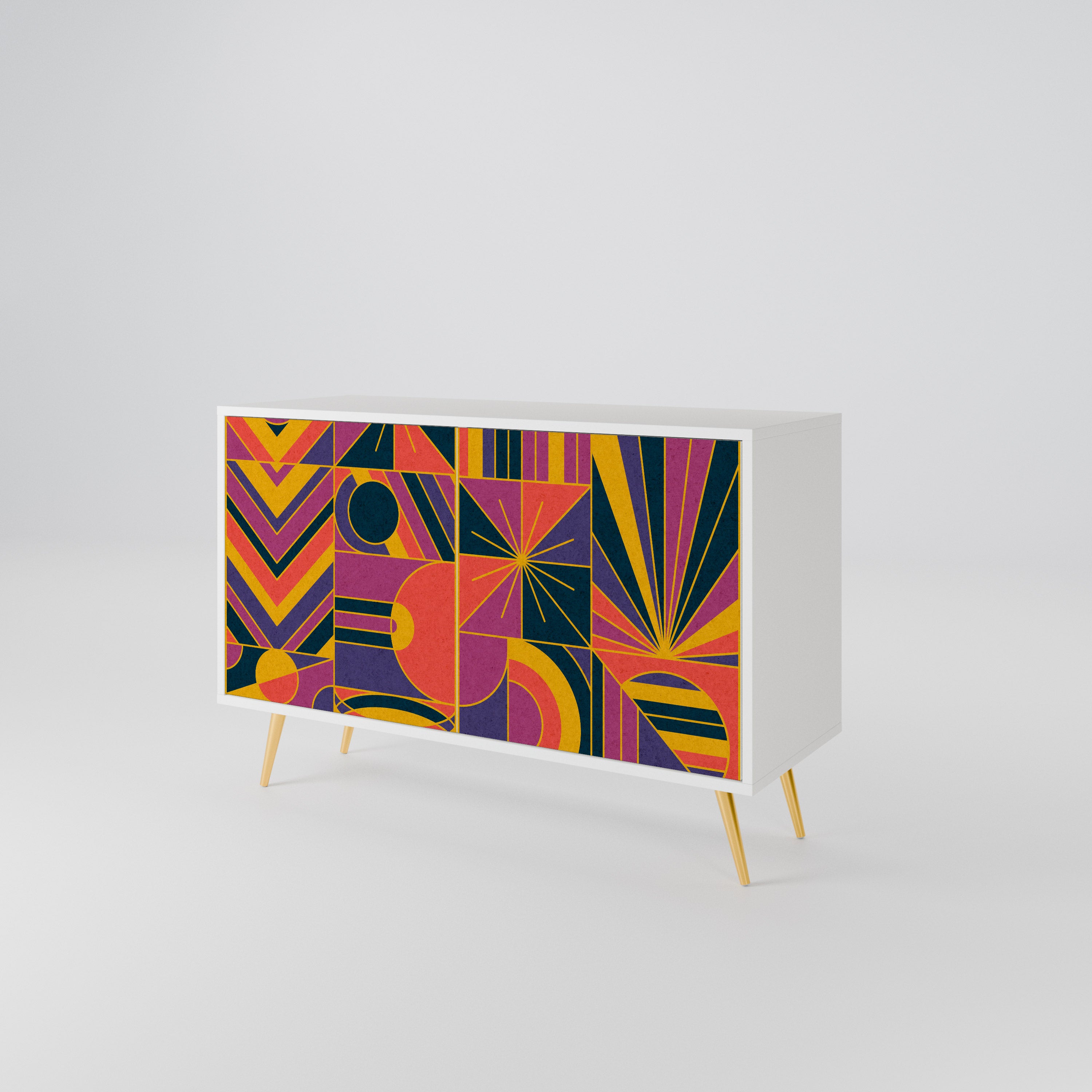 ELECTRIC PATTERNS 2-Door Sideboard