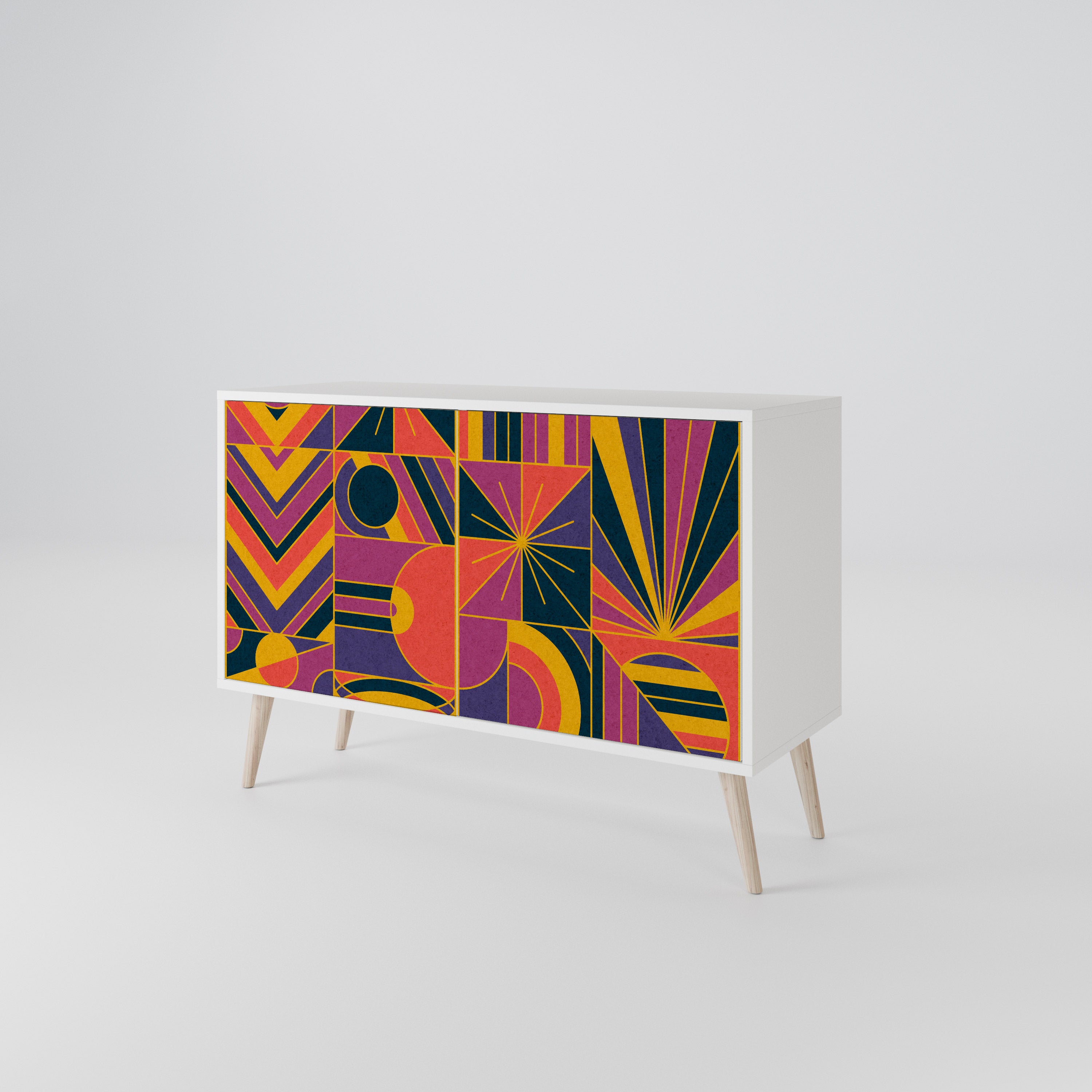 ELECTRIC PATTERNS 2-Door Sideboard