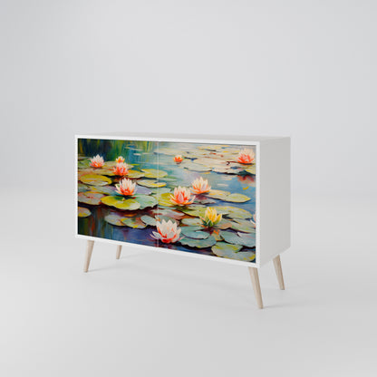 BLOOMING WATERS 2-Door Sideboard