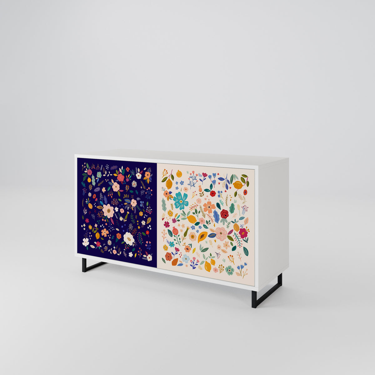 FLORAL COMBINATION 2-Door Sideboard