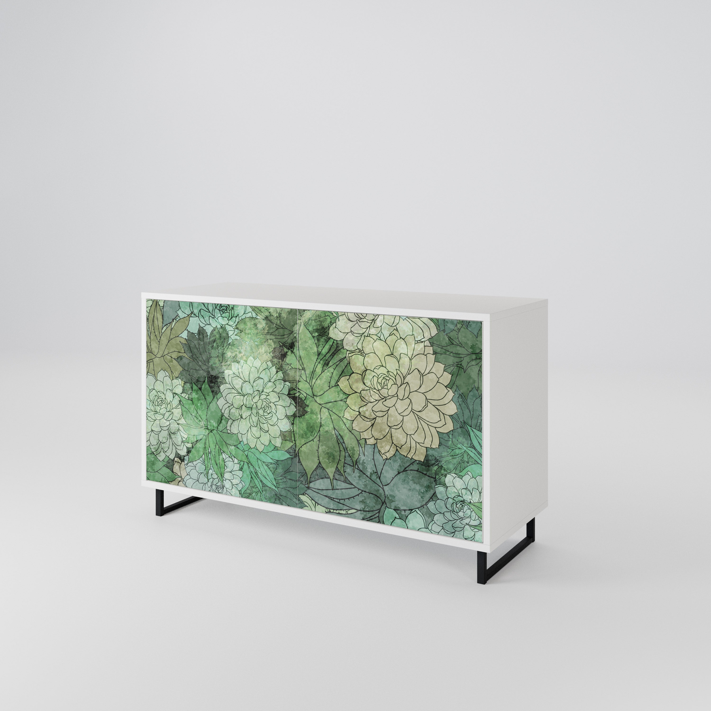 SUCCULENT CLUSTER 2-Door Sideboard