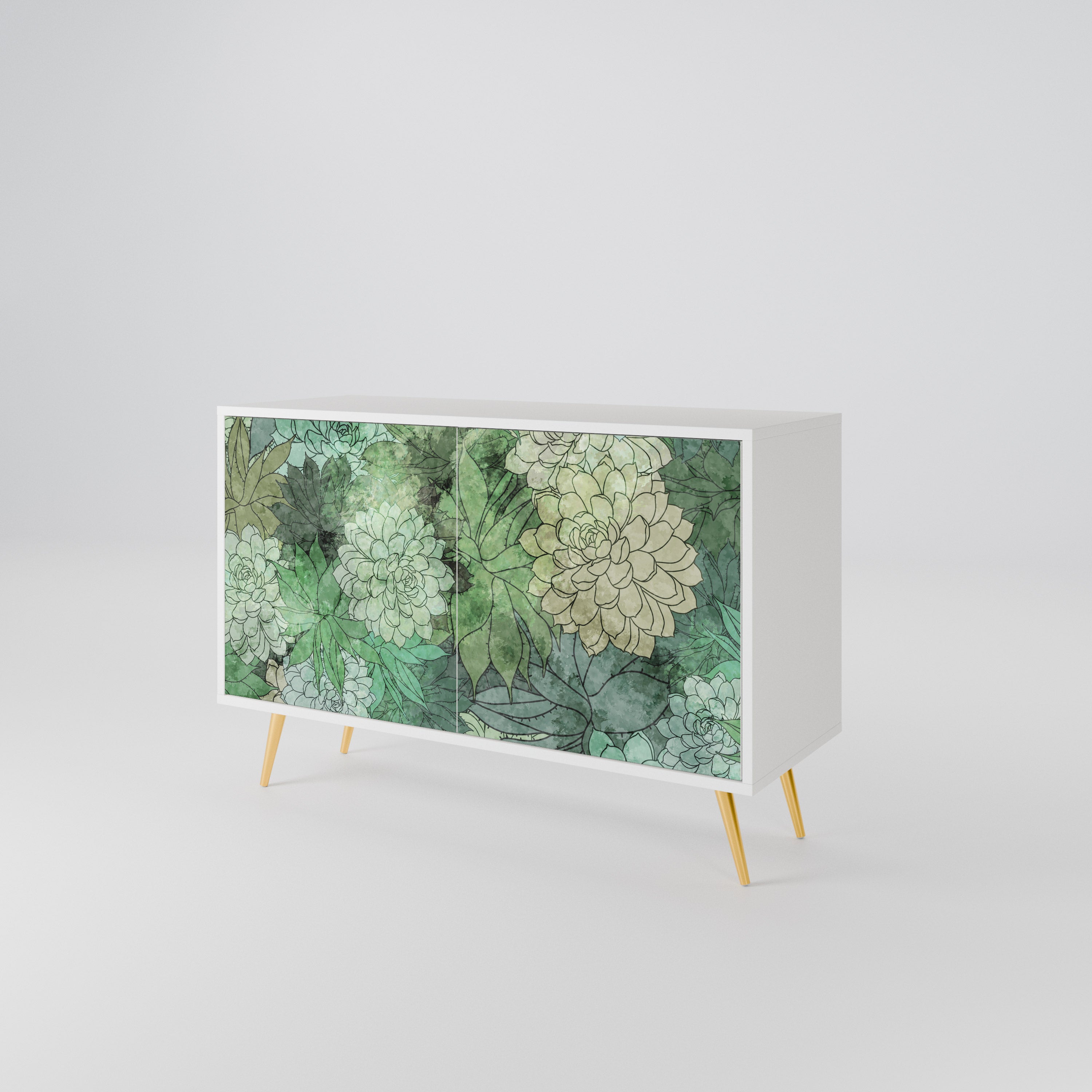 SUCCULENT CLUSTER 2-Door Sideboard