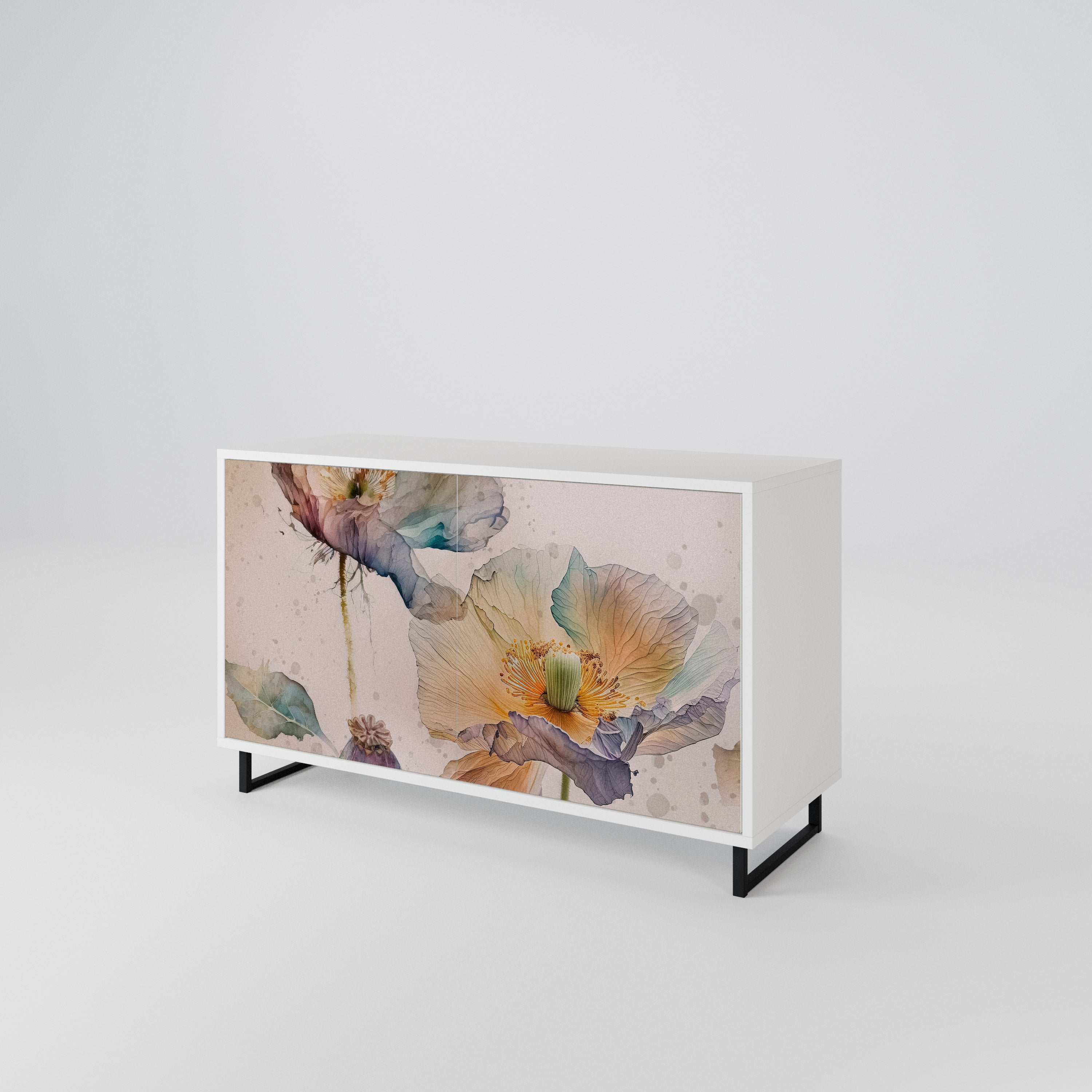 SOFTEN POPPY 2-Door Sideboard