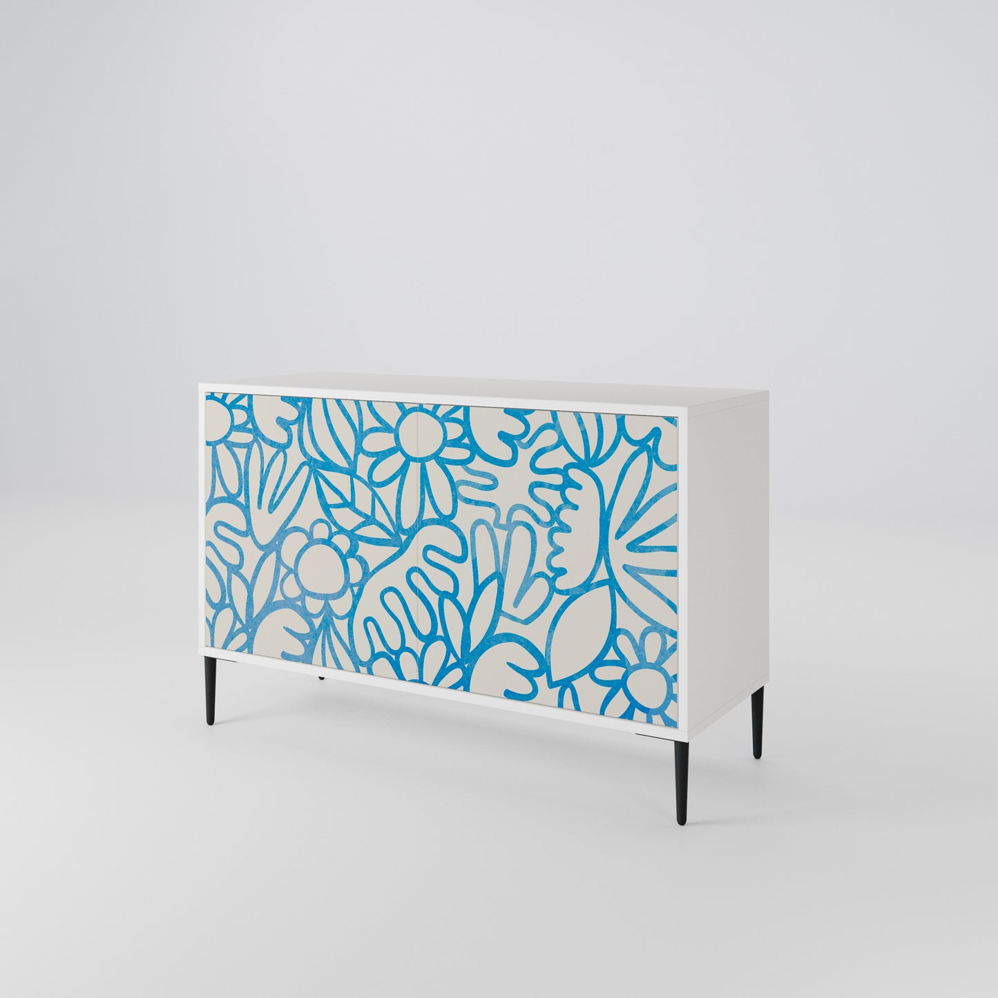 BLOOMY MORNING 2-Door Sideboard