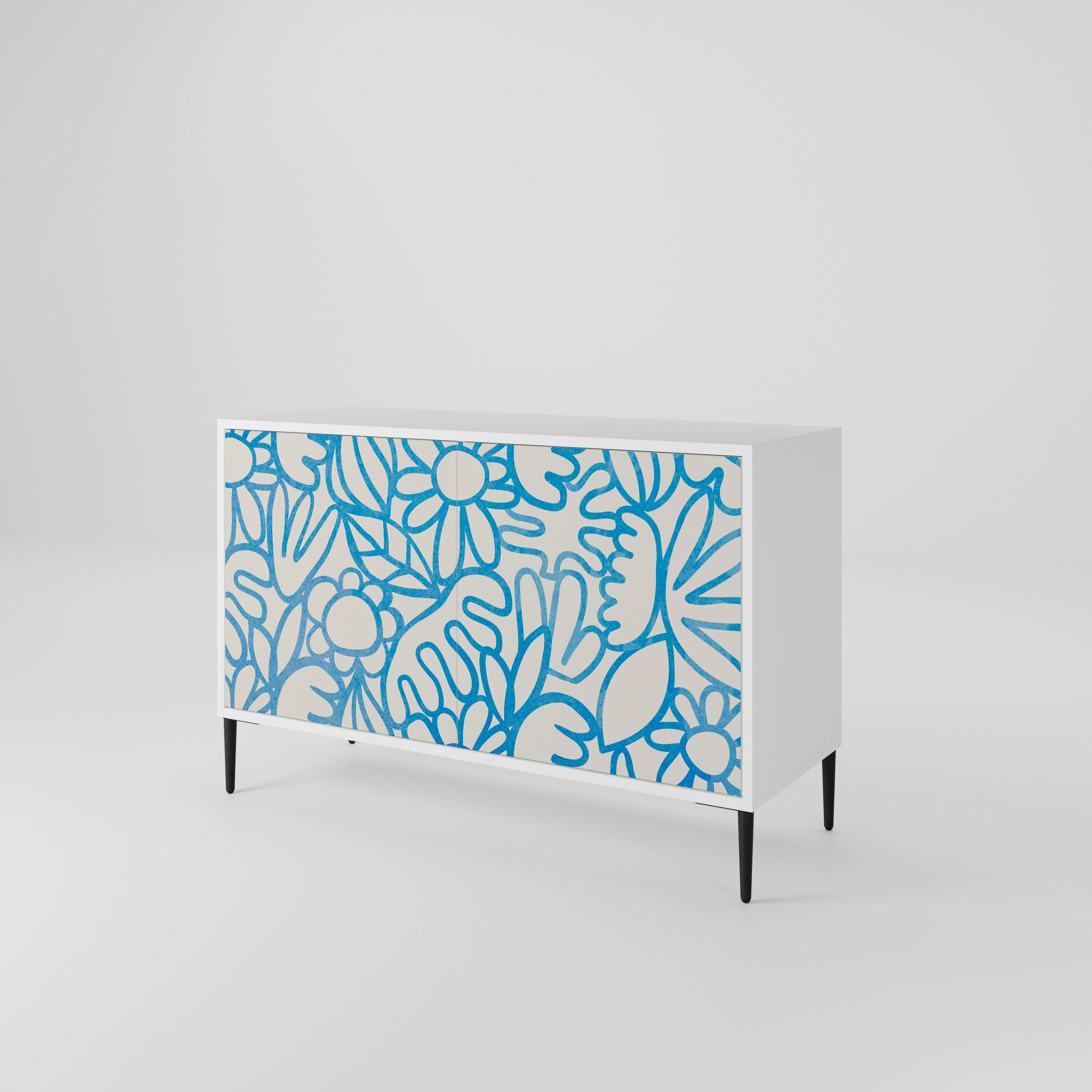 BLOOMY MORNING 2-Door Sideboard