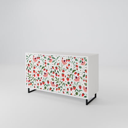 FLOWERS AND STRAWBERRIES 2-Door Sideboard