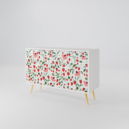 FLOWERS AND STRAWBERRIES 2-Door Sideboard