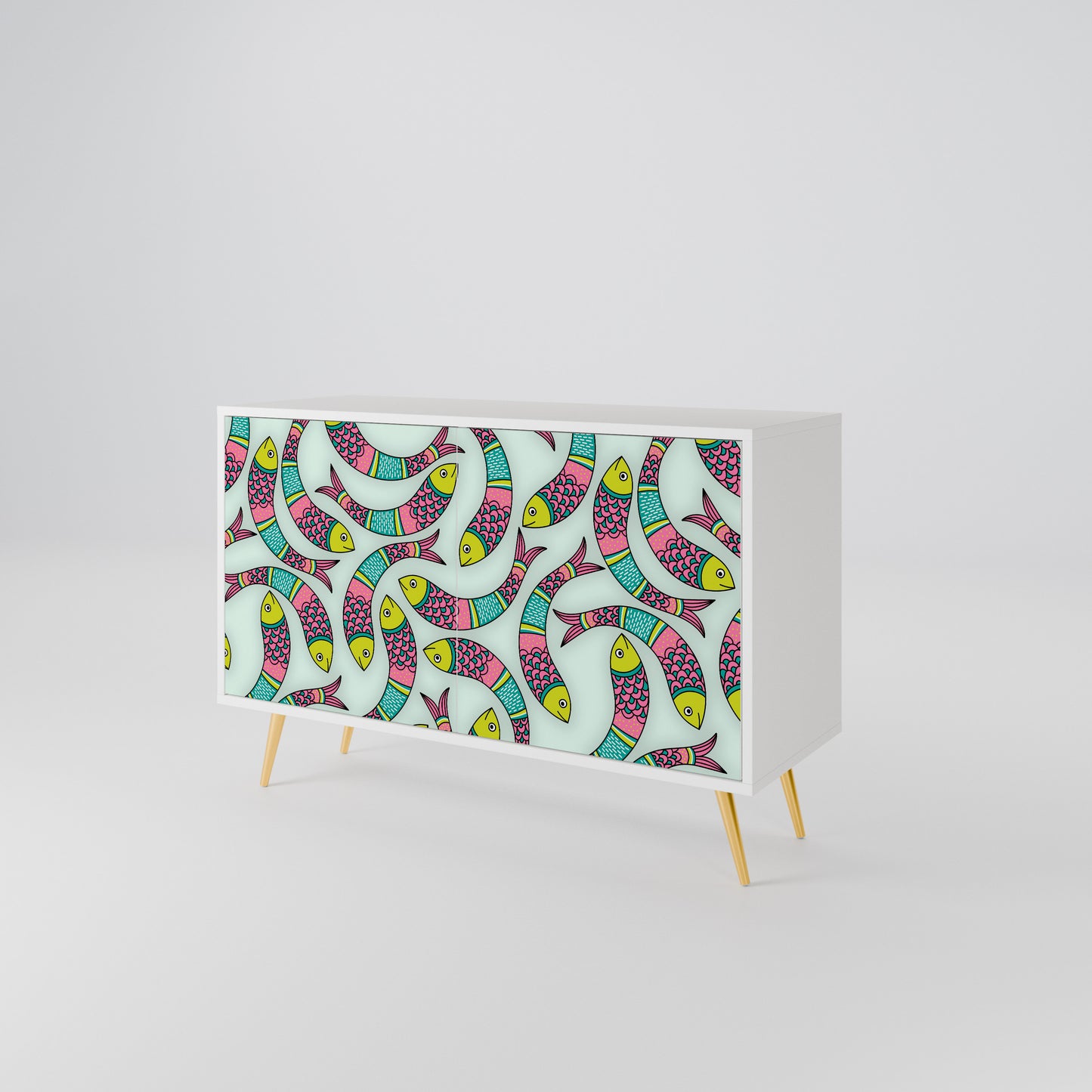 INDIAN FISH 2-Door Sideboard