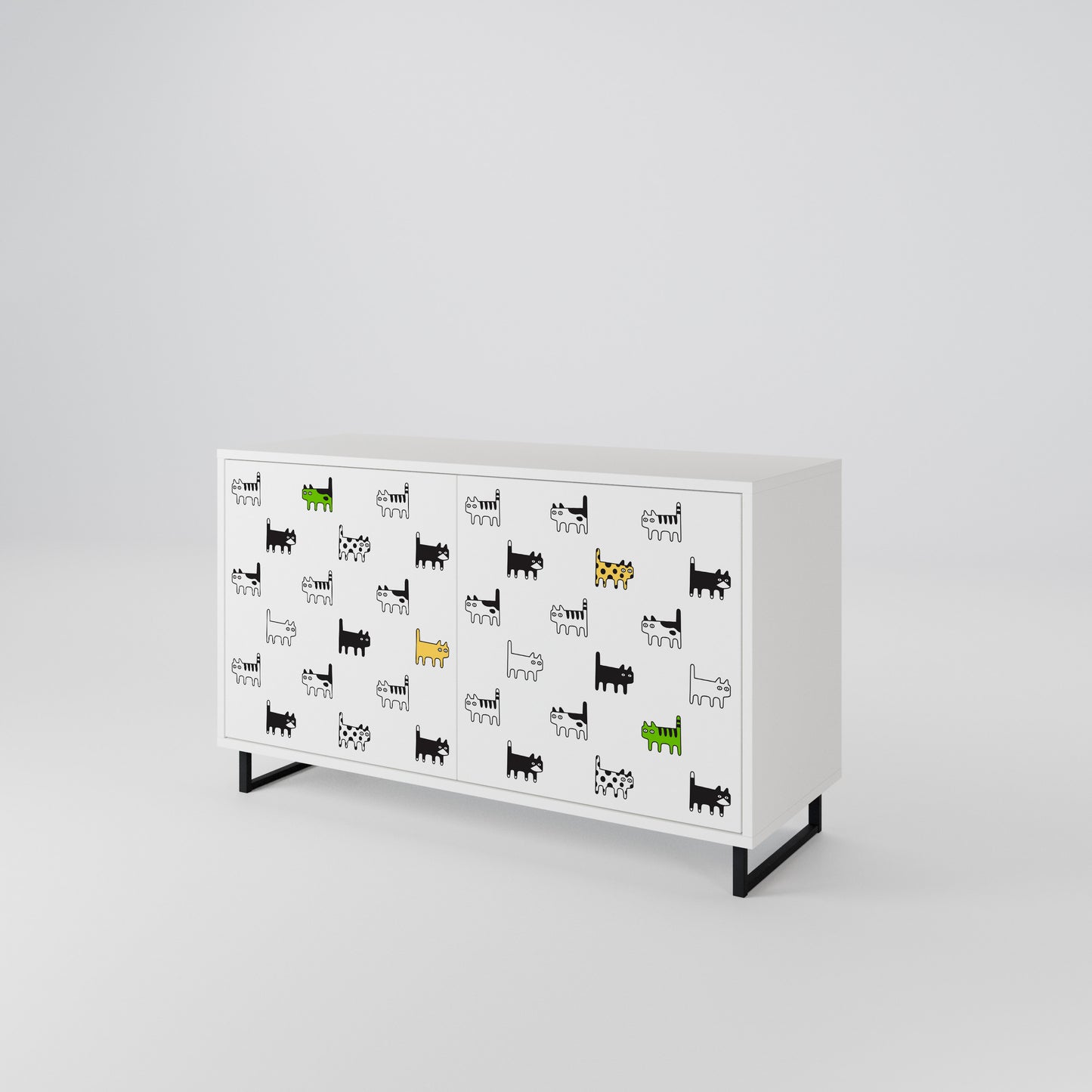 CATS COMPILATION 2-Door Sideboard