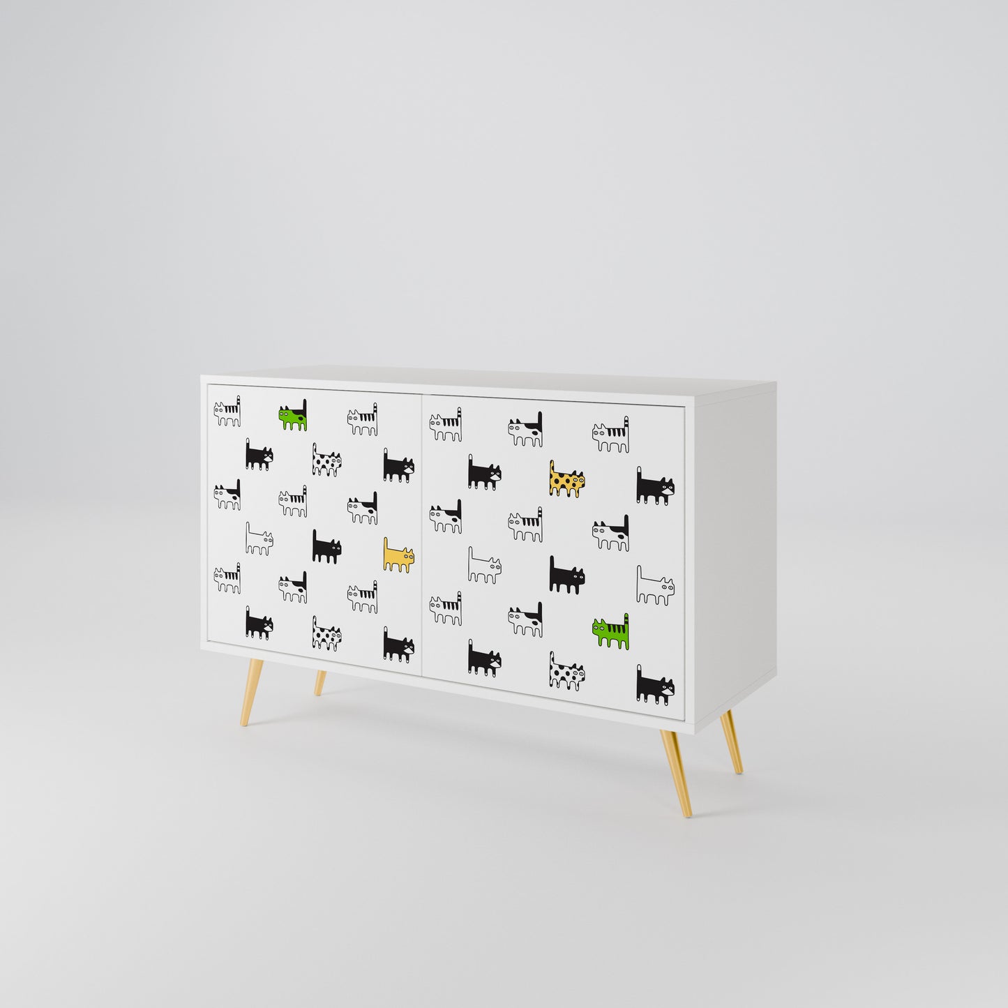 CATS COMPILATION 2-Door Sideboard