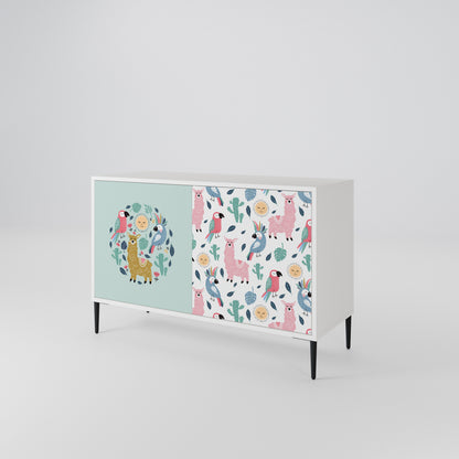 COLORFUL ALPACAS 2-Door Sideboard