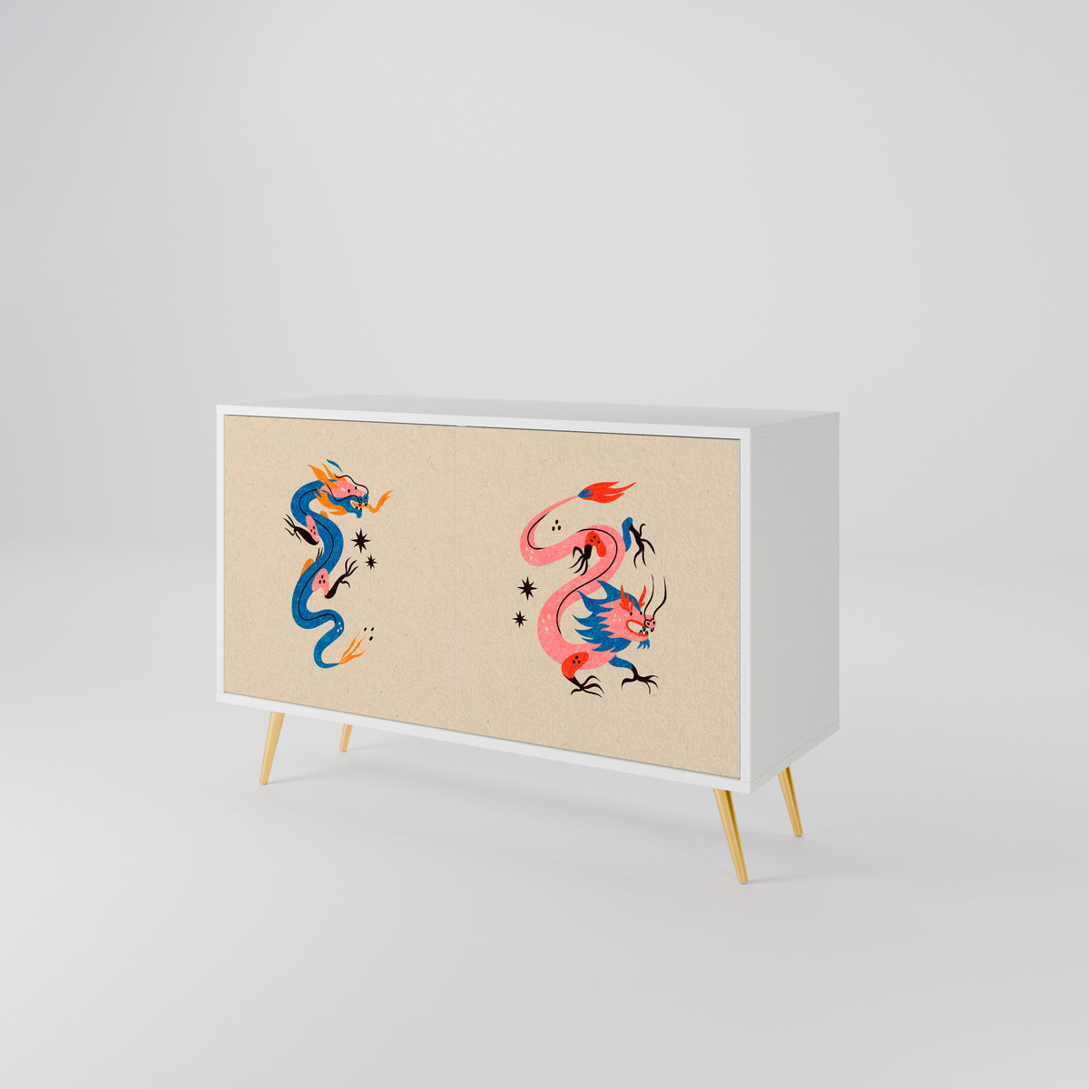 MYTHOLOGICAL CREATURES 2-Door Sideboard