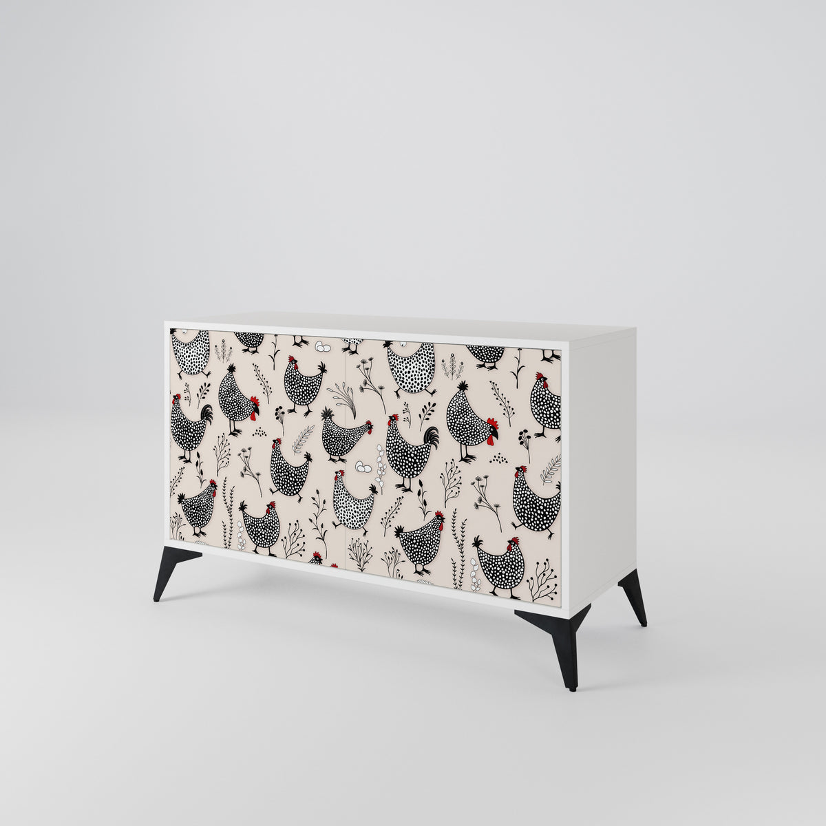 HAPPY HENS 2-Door Sideboard
