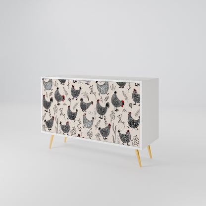 HAPPY HENS 2-Door Sideboard