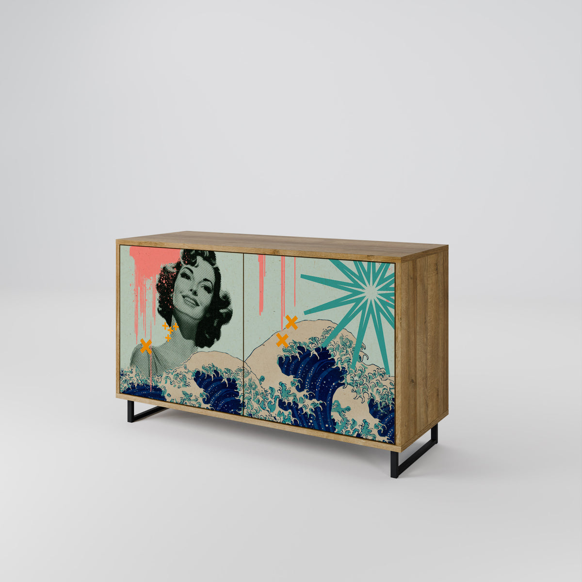 KANAGAWA BEAUTY 2-Door Sideboard