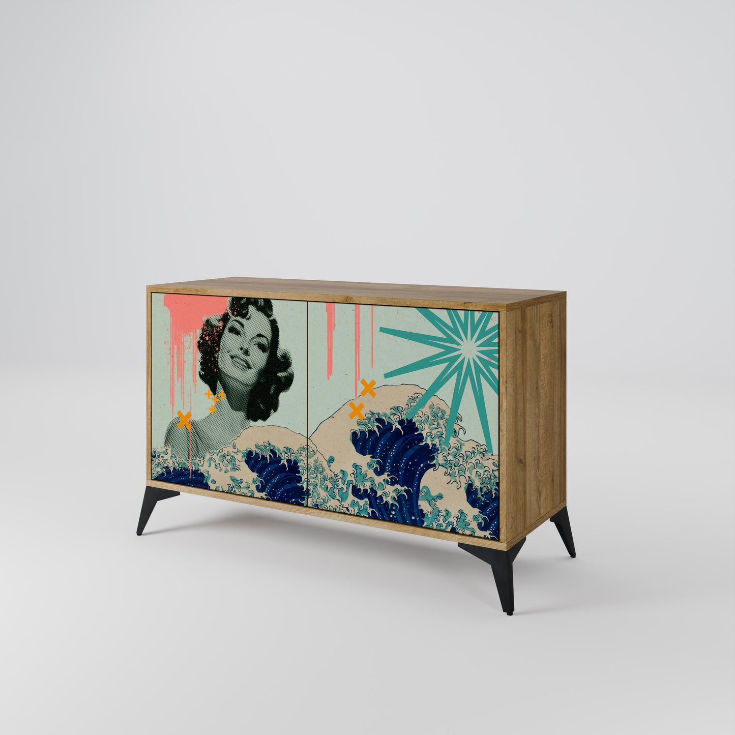 KANAGAWA BEAUTY 2-Door Sideboard