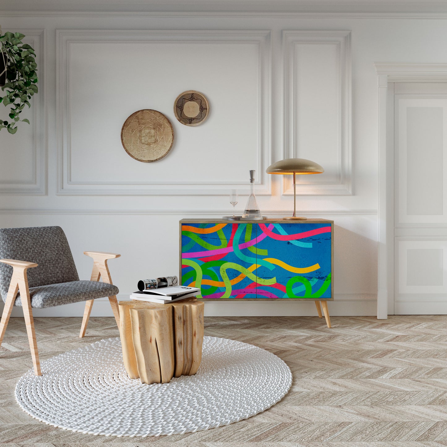 STREAMER TANGLE 2-Door Sideboard