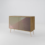 BEIGE GEOMETRY 2-Door Sideboard